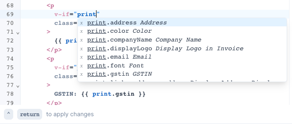 Journal Entry Screenshot