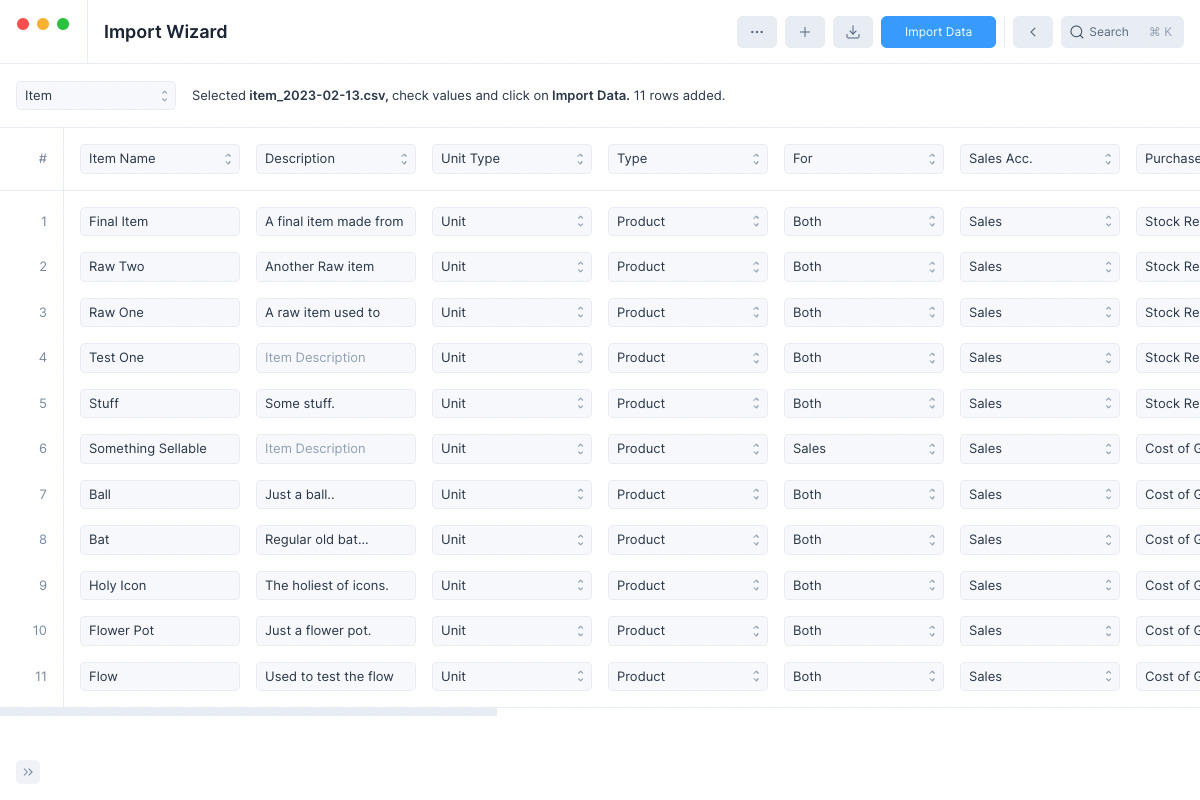 Journal Entry Screenshot