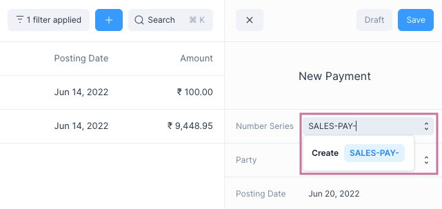 Journal Entry Screenshot