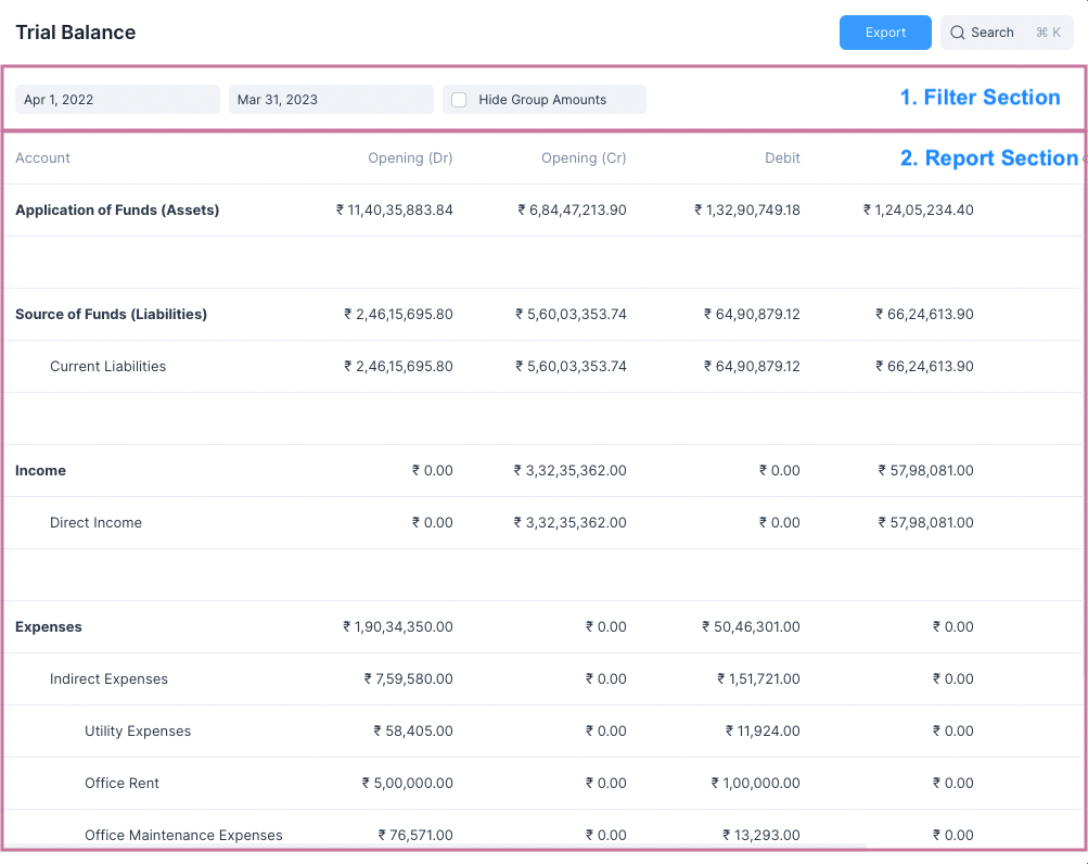 Journal Entry Screenshot