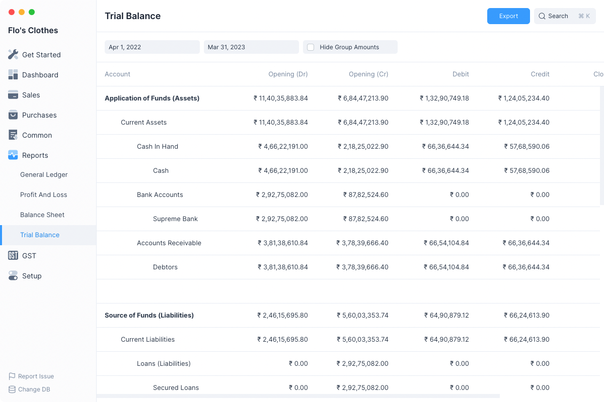 Journal Entry Screenshot